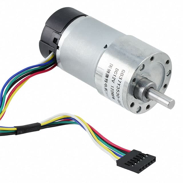 DFRobot FIT0403 — GEARMOTOR 121 RPM W/ ENCODER 12V