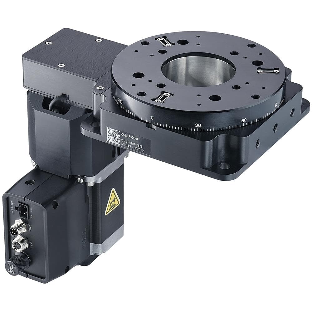 Zaber Technologies X-RSB120AB-BE08-KX14A — Motorized Belt-driven rotary sta