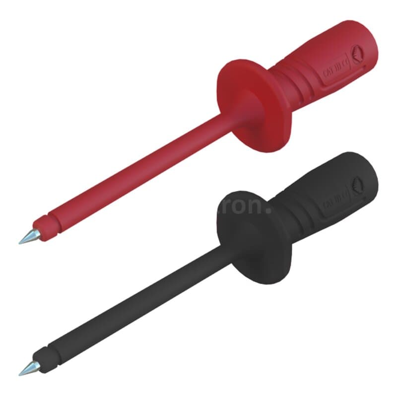 Hirschmann PRUEF 2600 Sicherheits-Prüfspitze Paar rot/schwarz