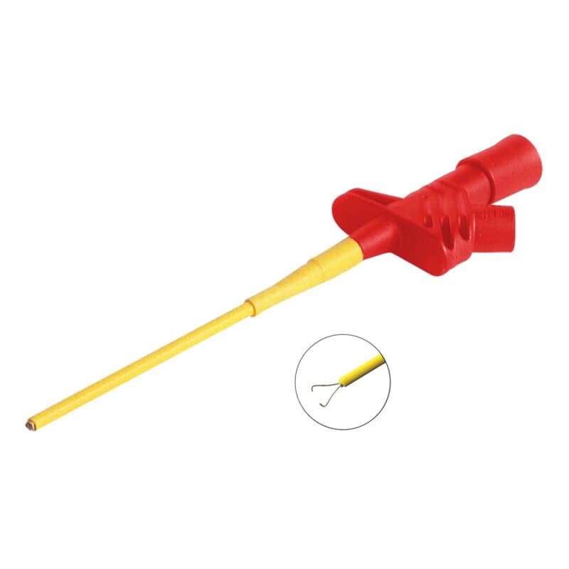 Hirschmann KLEPS 2600 RT Sicherheits-Klemmprüfspitze rot