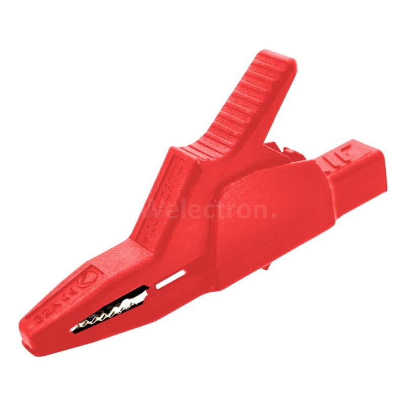 Hirschmann AK 2 B 2540 I RT Sicherheits-Abgreifklemme rot