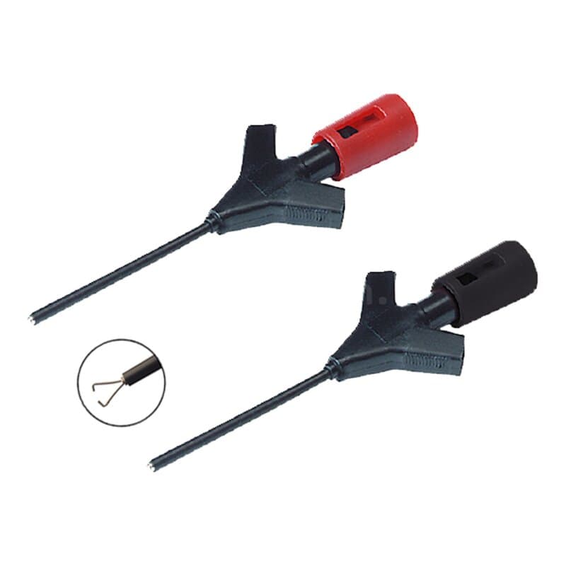 Hirschmann MICRO-KLEPS Miniatur-Klemmprüfspitze Paar rot/schwarz