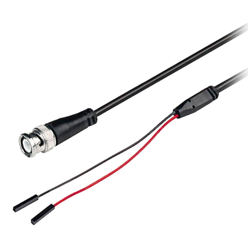Hirschmann BNC AL 0,64 BNC-Adapterleitung für 0,64mm System, 1,00m rot/schwarz