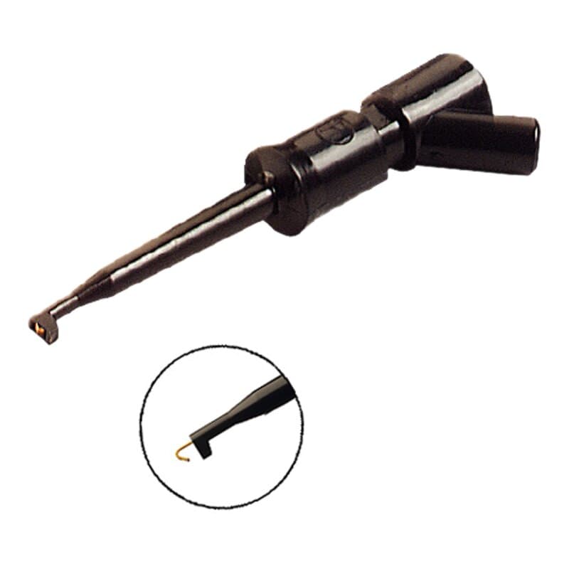 Hirschmann KLEPS 2 BU SW Miniatur-Klemmprüfspitze schwarz