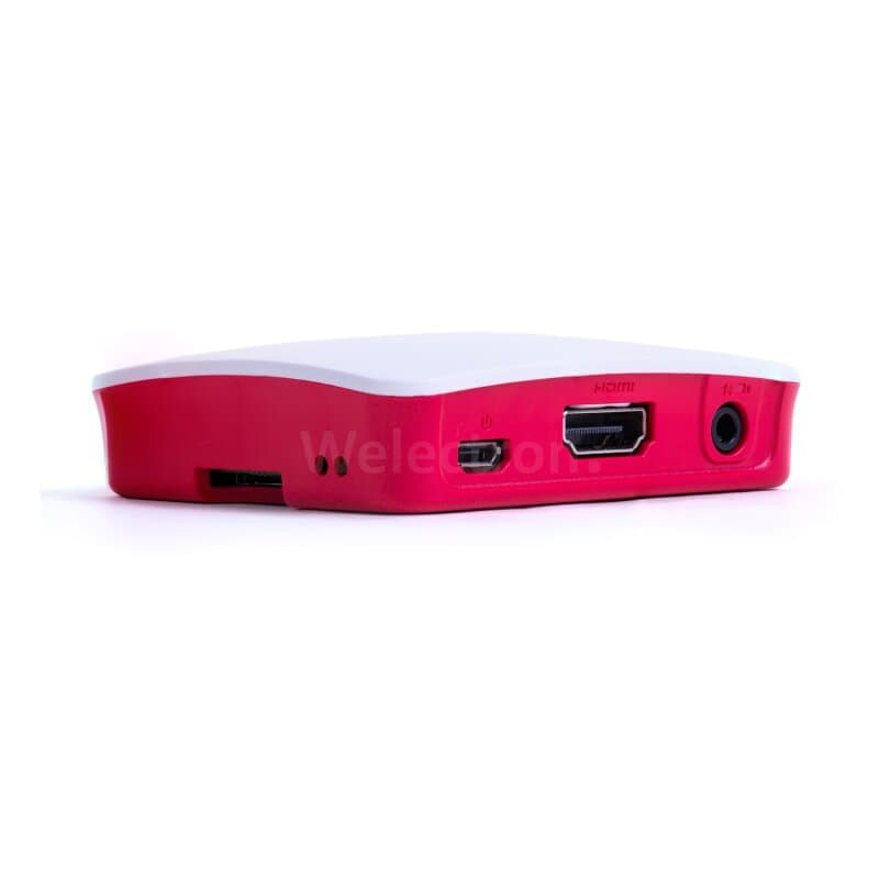 Offizielles Raspberry Pi 3 A+ Gehäuse rot/weiß