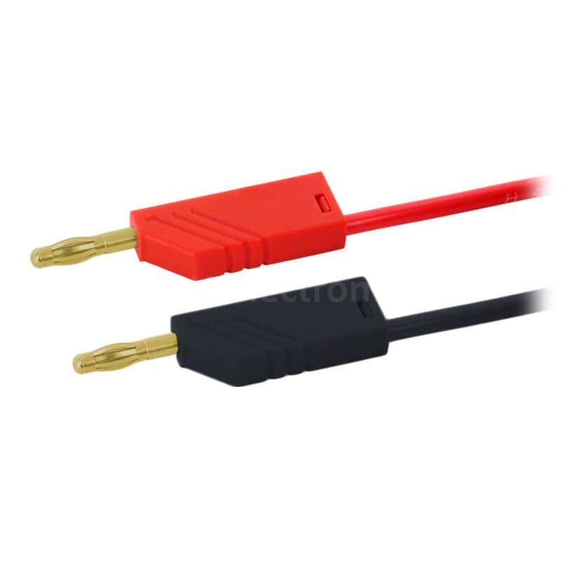 Hirschmann MLN 150/2,5 AU RS Messleitung 2,5mm² vergoldet 1,50m Paar rot/schwarz