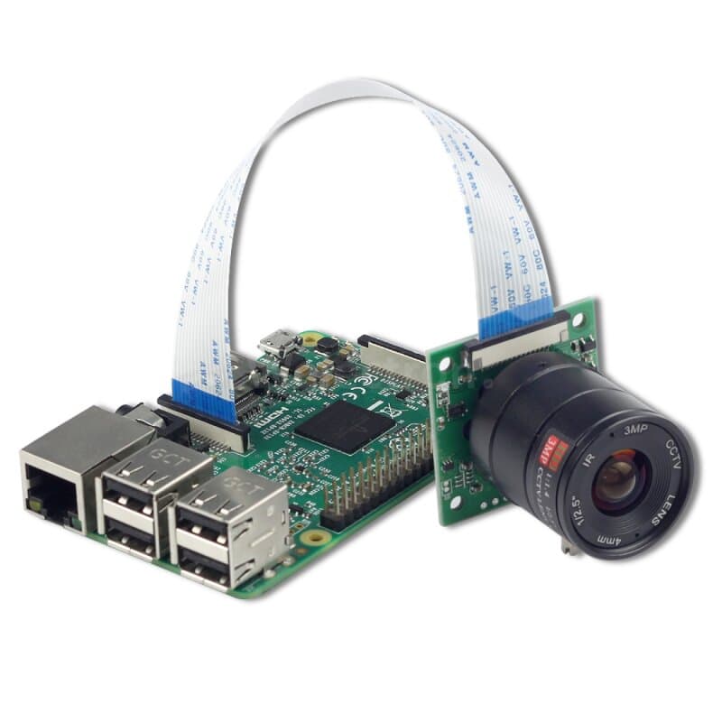 Arducam B0153 NOIR 8MP Sony IMX219 camera module with CS lens 2718 for Raspberry Pi 4/3B+/3