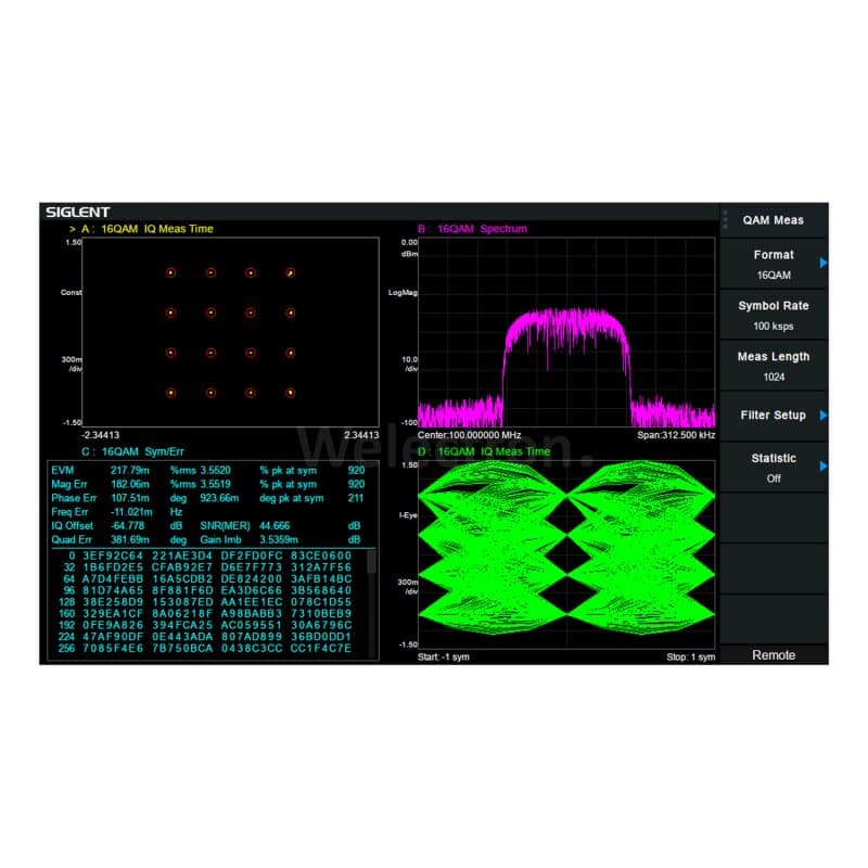 Siglent SSA3000XR-WDMA Wideband Digital Modulation Analysis Lizenz