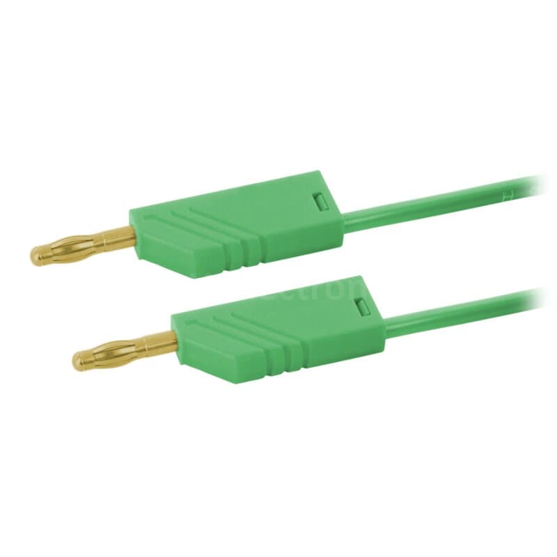 Hirschmann MLN 50/2,5 AU GN Messleitung 2,5mm² vergoldet 0,50m grün