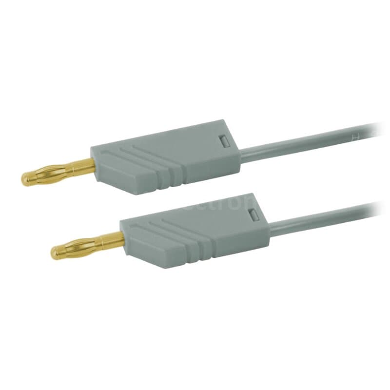 Hirschmann MLN 100/2,5 AU GR Messleitung 2,5mm² vergoldet 1,00m grau