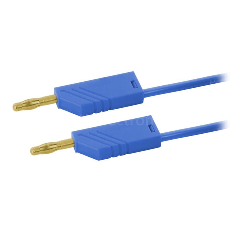 Hirschmann MLN 200/2,5 AU BL Messleitung 2,5mm² vergoldet 2,00m blau