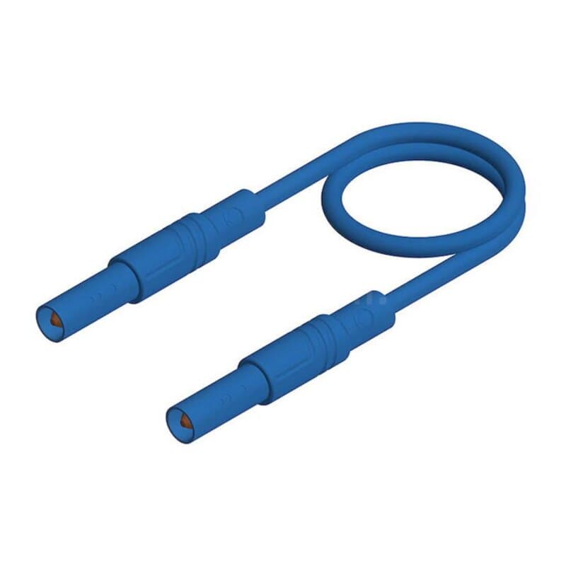 Hirschmann MLS SIL GG 200/1 BL Sicherheitsmessleitung gerade 1,0mm² 2,00m blau