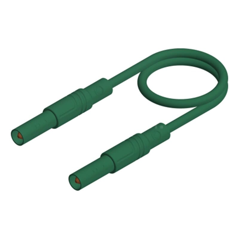 Hirschmann MLS SIL GG 200/1 GN Sicherheitsmessleitung gerade 1,0mm² 2,00m grün