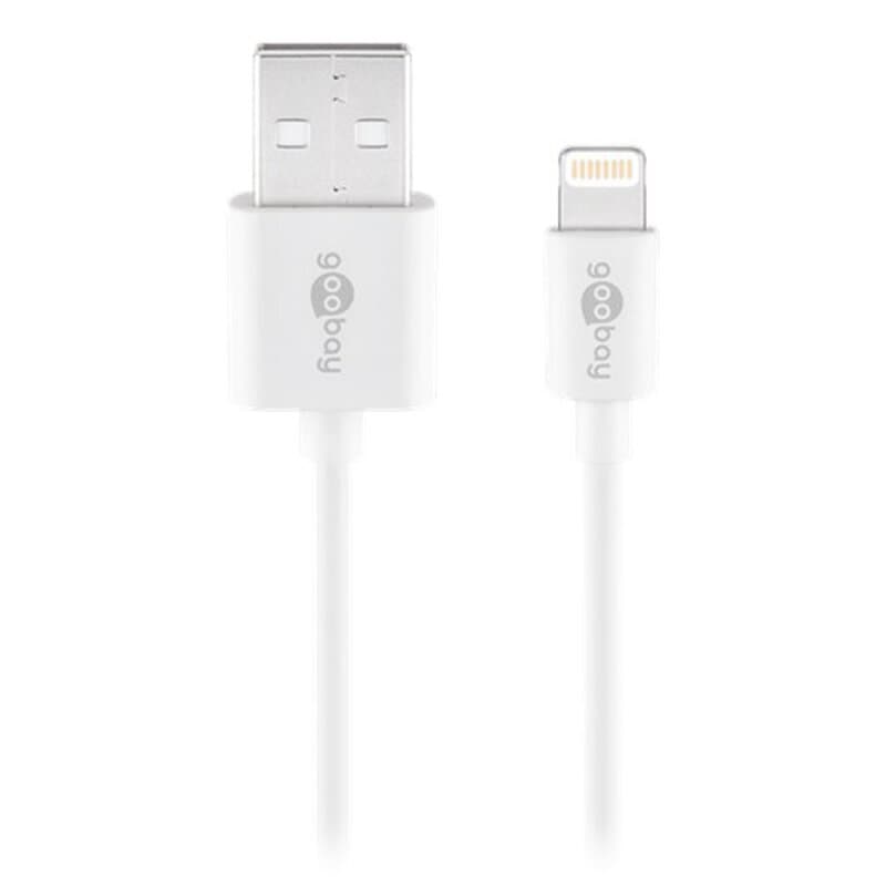 Goobay 72907 Lightning Kabel 2,00m weiß
