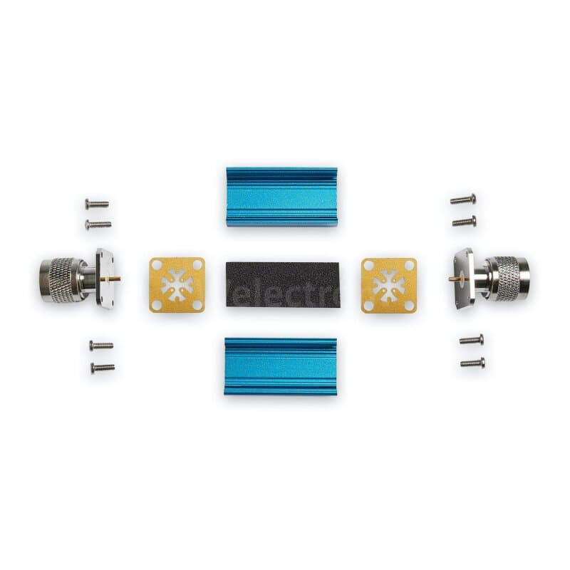 TekBox TBRFH1-50-SMAM-SMAF-3-0 HF-Gehäuse 50mm SMA-Male zu SMA-Female