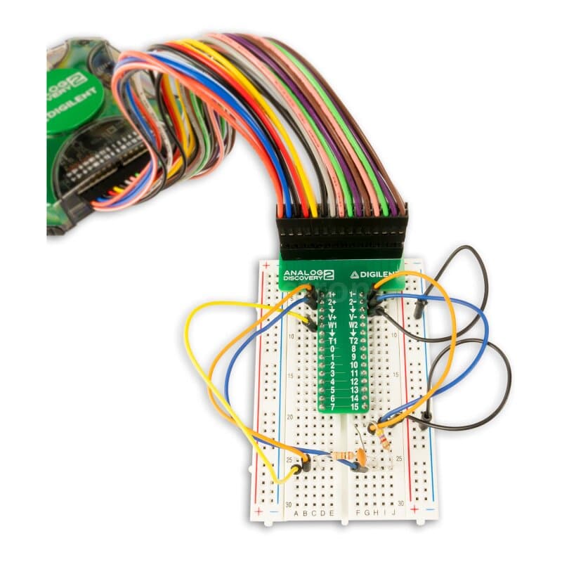 Digilent Adapterplatine mit Flachbandkabel für Analog Discovery