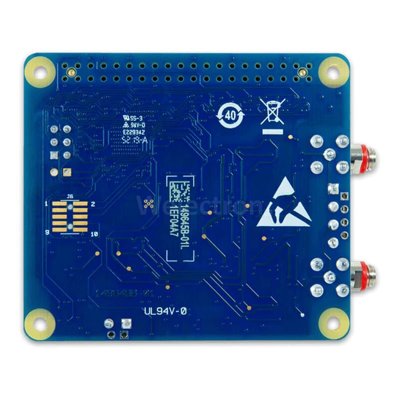 Digilent MCC 172 IEPE Sensor DAQ HAT für Raspberry Pi (2 CH 24-bit) mit Koaxialkabel