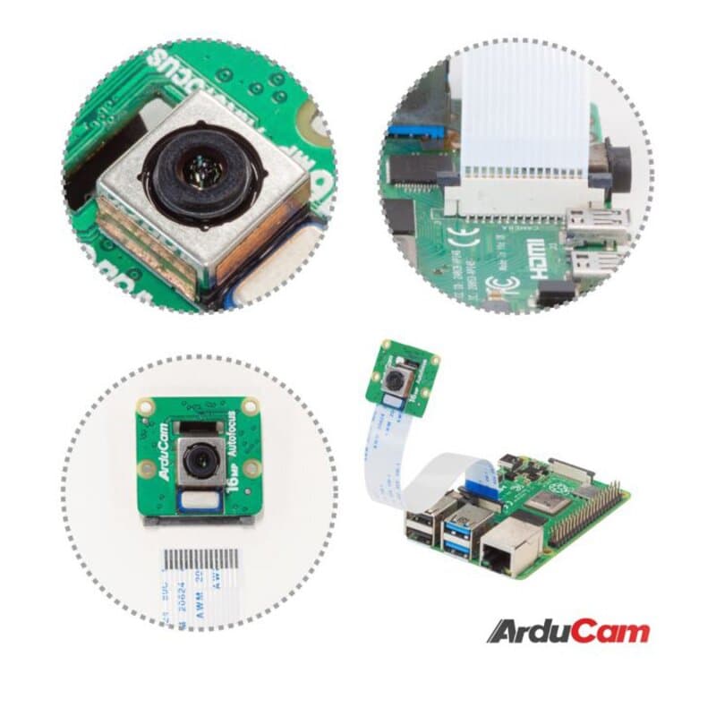 Arducam B0371 IMX519 autofocus camera module for Raspberry Pi