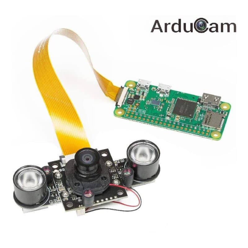 Arducam B003504 for Raspberry Pi NOIR 5MP OV5647 Camera Module Motorized IR-CUT Filter for Daylight and Night vision Support Pi 4 Zero Pi 3 Pi...