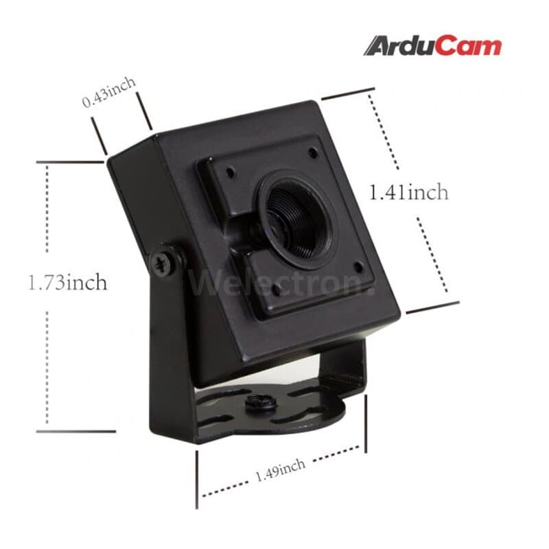 Arducam B029201 4K 8MP IMX219 Autofocus USB Camera Module with Metal Case