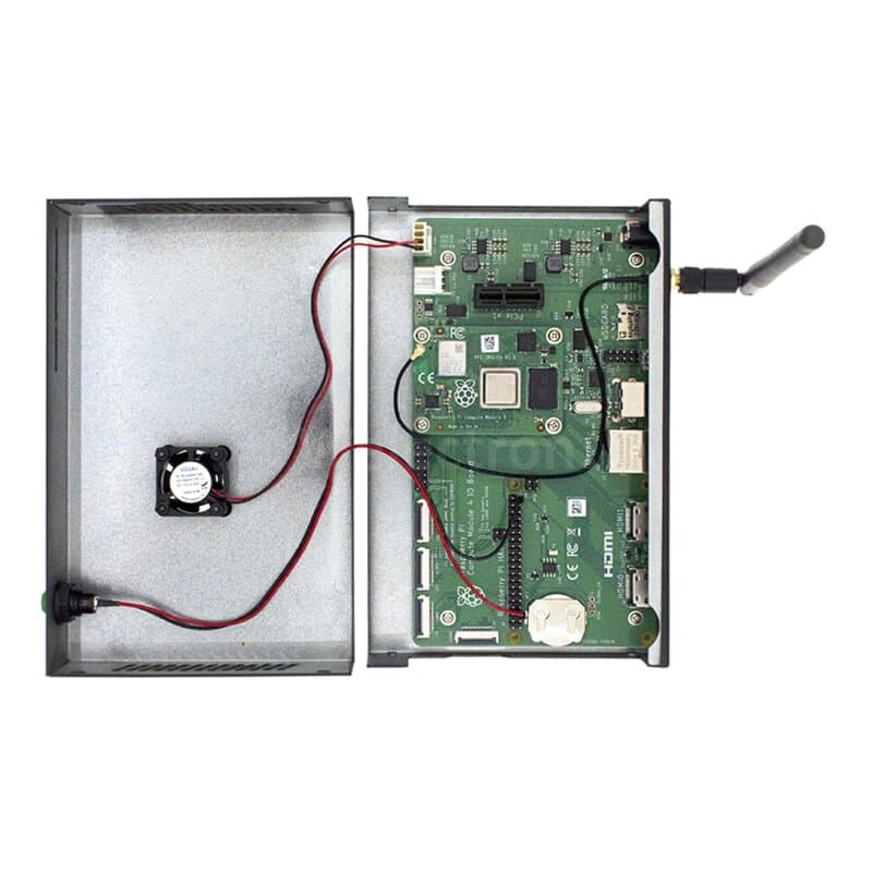 Edatec CM4IOCASE Gehäuse für Raspberry Pi CM4IO Board