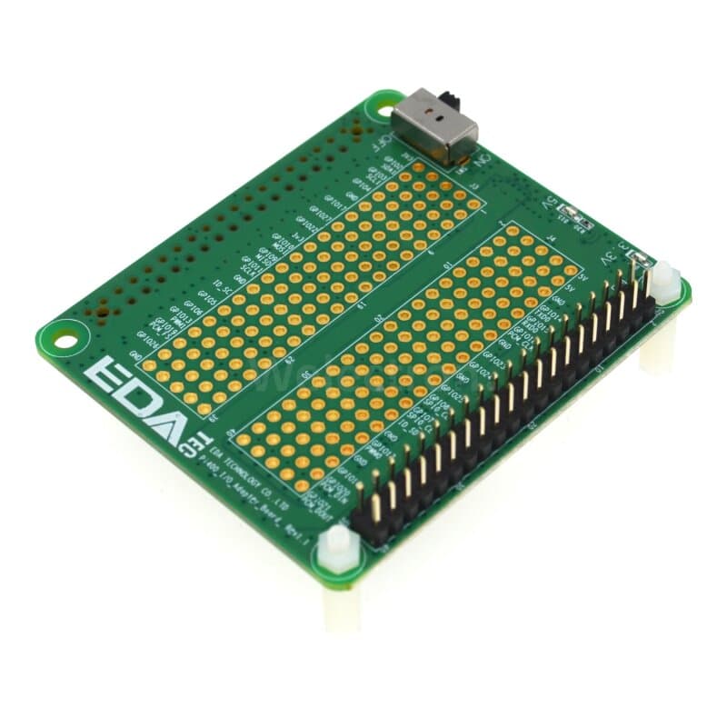 Edatec Pi400PROT-R 40-poliger E/A-Schutz für Pi400, Rainbow-Kabel