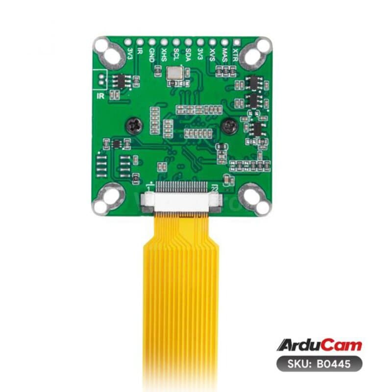 Arducam B0445 1.58MP IMX296 Color Global Shutter Camera Module with M12 Lens for Raspberry Pi