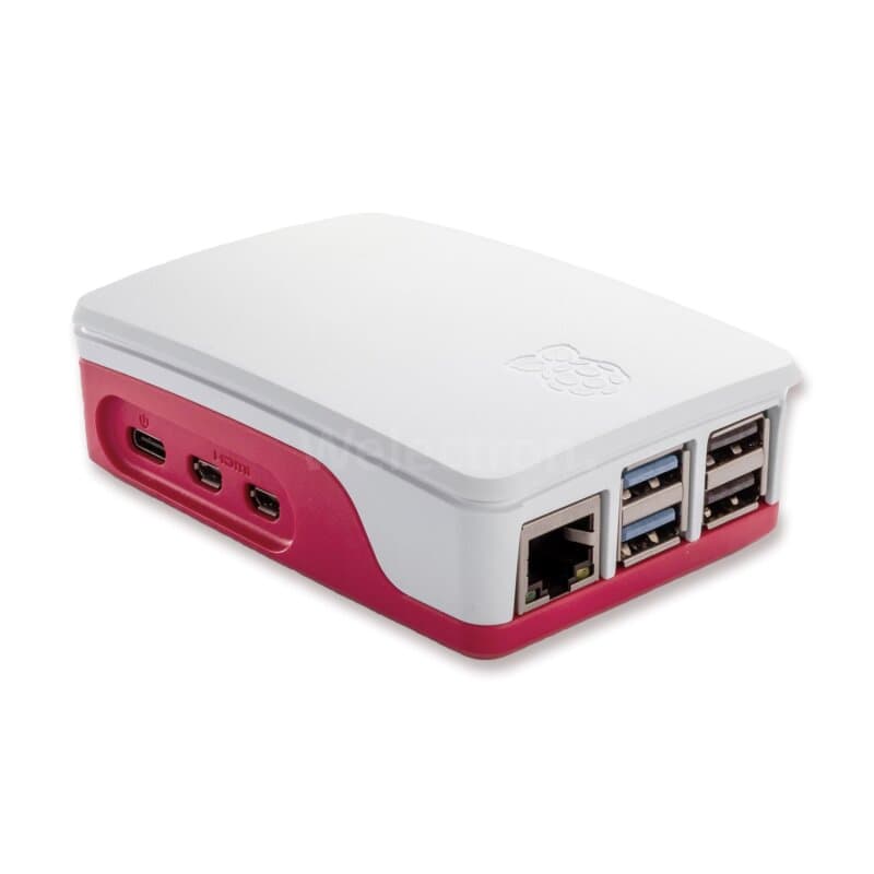 Offizielles Raspberry Pi 5 Gehäuse rot/weiß