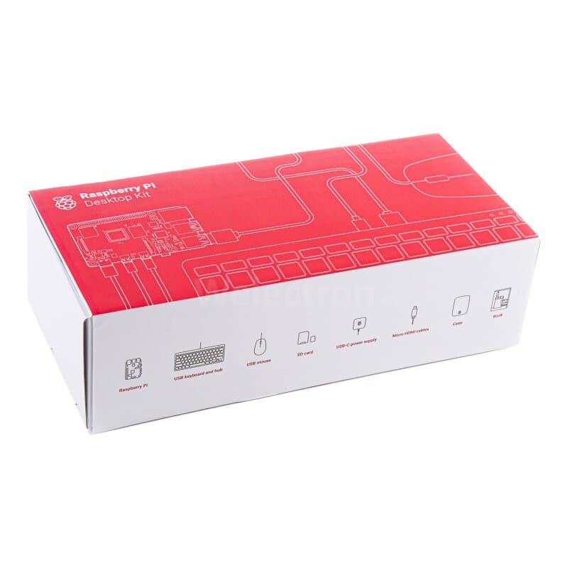 Offizielles Raspberry Pi 5 Desktop Kit Vereinigtes Königreich (UK)