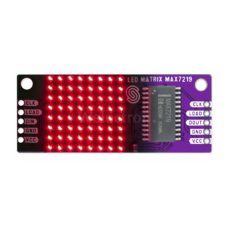 Soldered 333149 8x8 LED-Matrix rot MAX7219