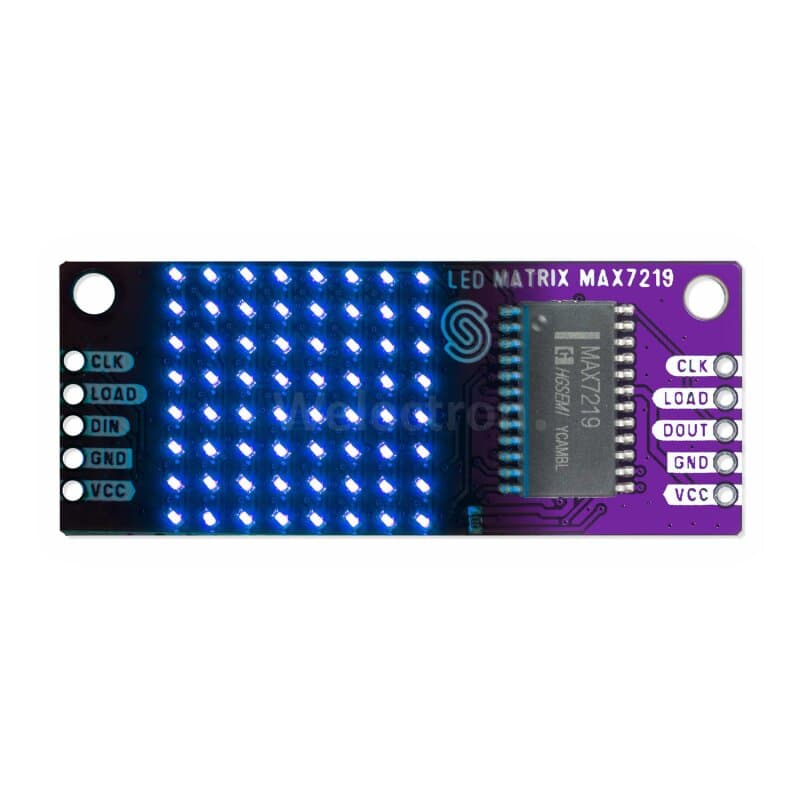 Soldered 333153 8x8 LED Matrix blau MAX7219