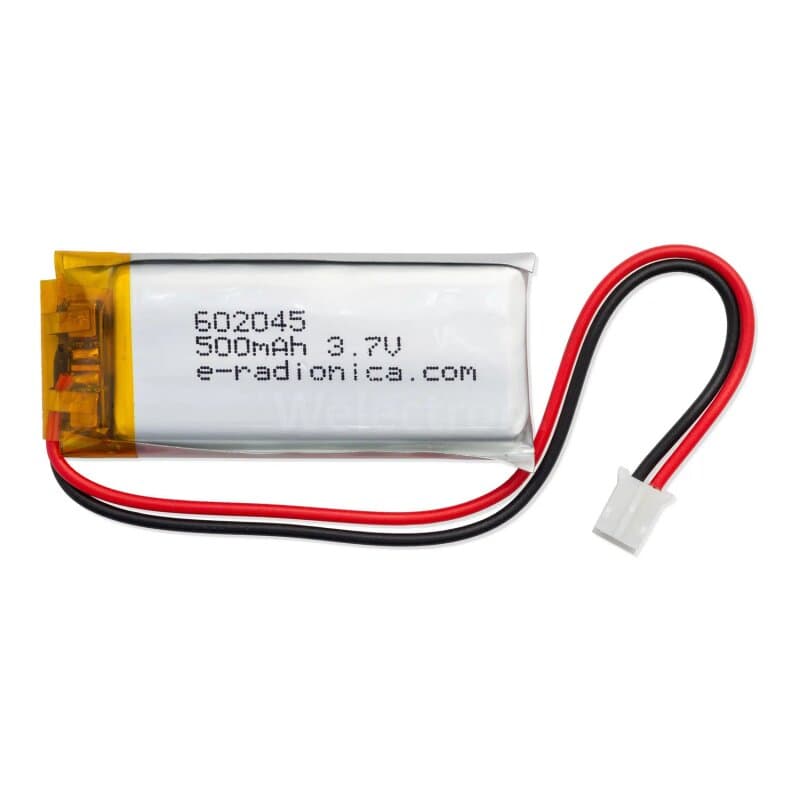 Soldered 333278 Lithiumbatterie 500mAh 3.7V