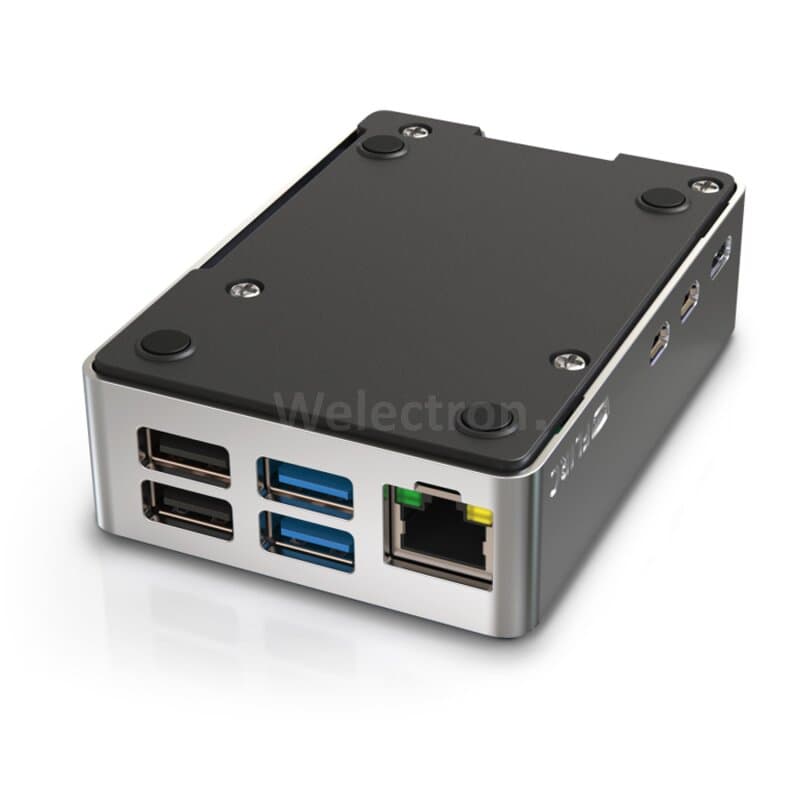 Flirc Raspberry Pi 5 Case Standard (silber/schwarz)