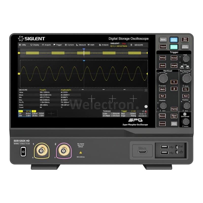 Siglent SDS1202X HD Oszilloskop