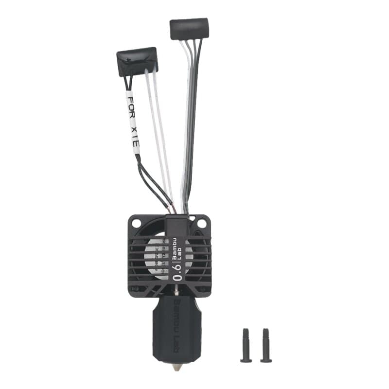 Bambu Lab FAH015 X1E Hotend-Einheit Gehärteter Stahl 0,6mm