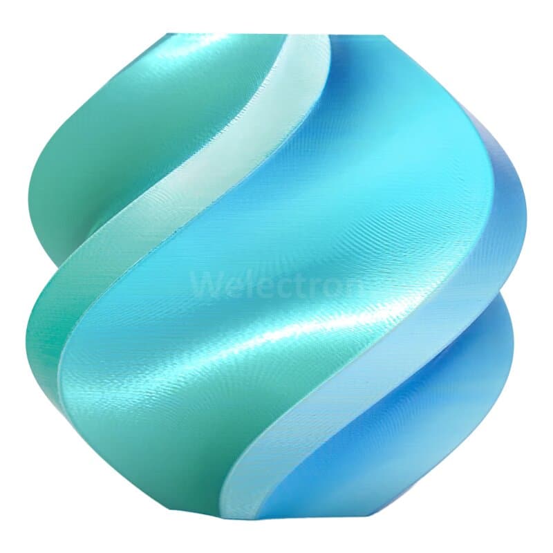 Bambu Lab PLA Silk Multi-Color Filament auf Spule 13904 Blue Hawaii