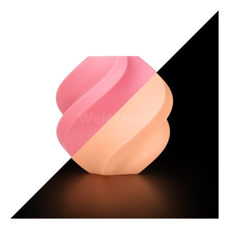 Bambu Lab PLA Glow Filament auf Spule 15200 Pink