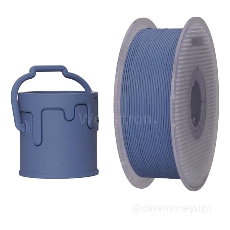 Bambu Lab PLA-CF Filament auf Spule 14600 Jeans Blue
