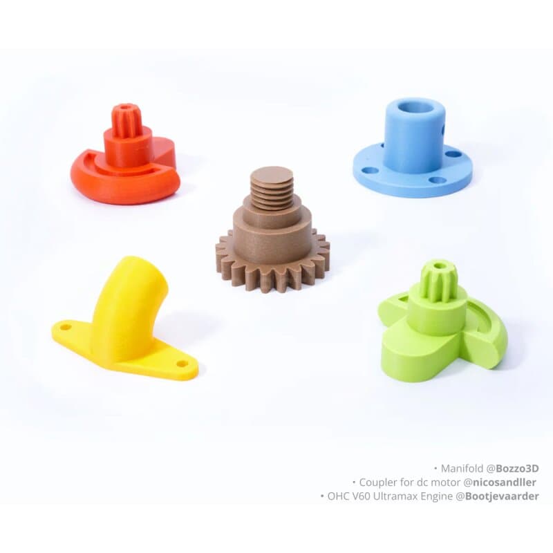 Bambu Lab PA6-GF Filament auf Spule 72200 Orange