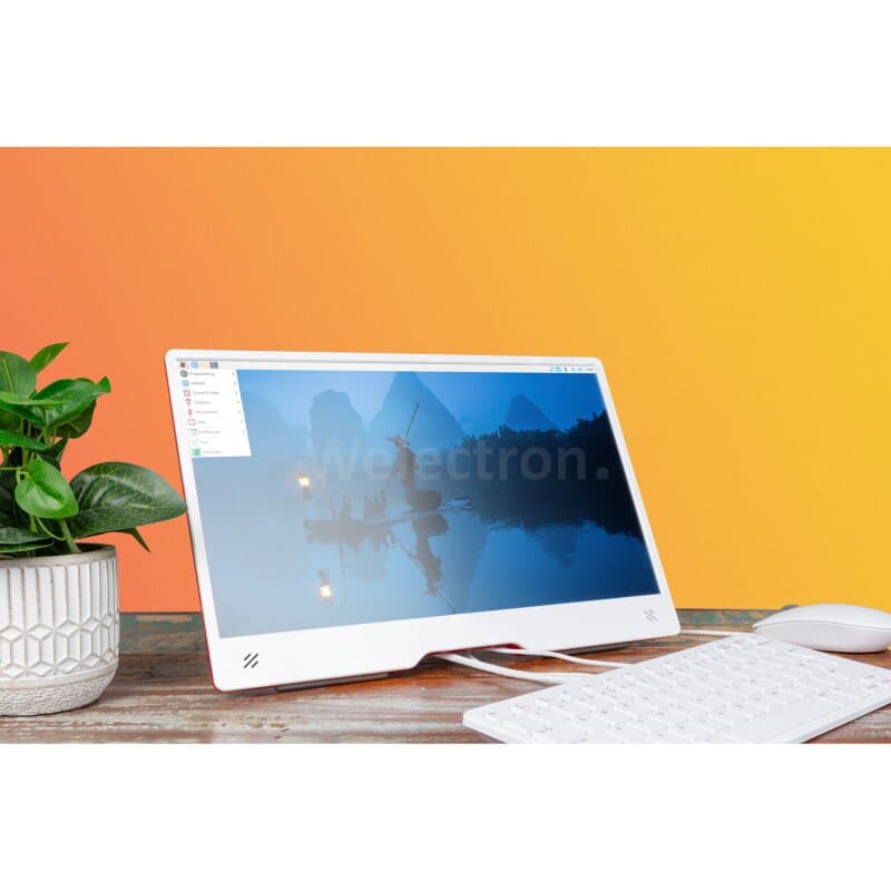 Offizieller Raspberry Pi Monitor rot/weiß