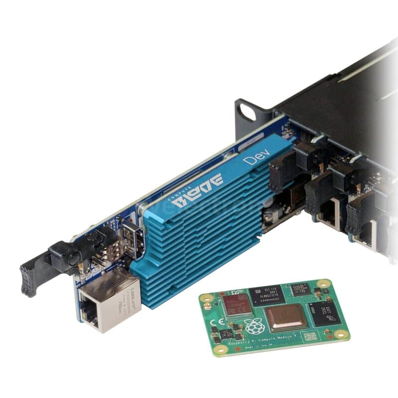 Uptime Industries Compute Module 4 Heatsink blau