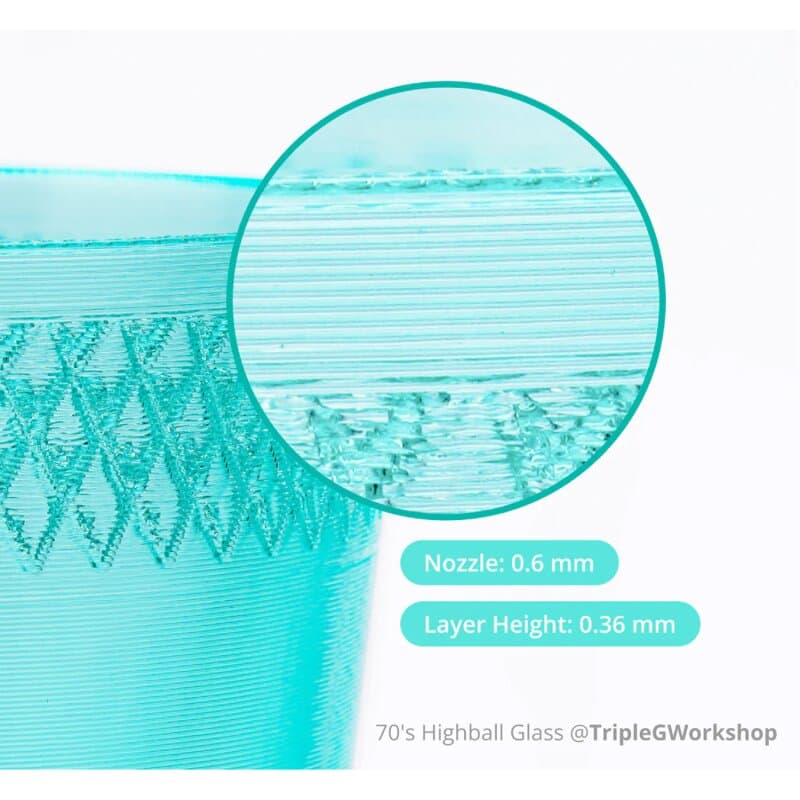 Bambu Lab PETG Translucent Refill Filament 32501 Teal