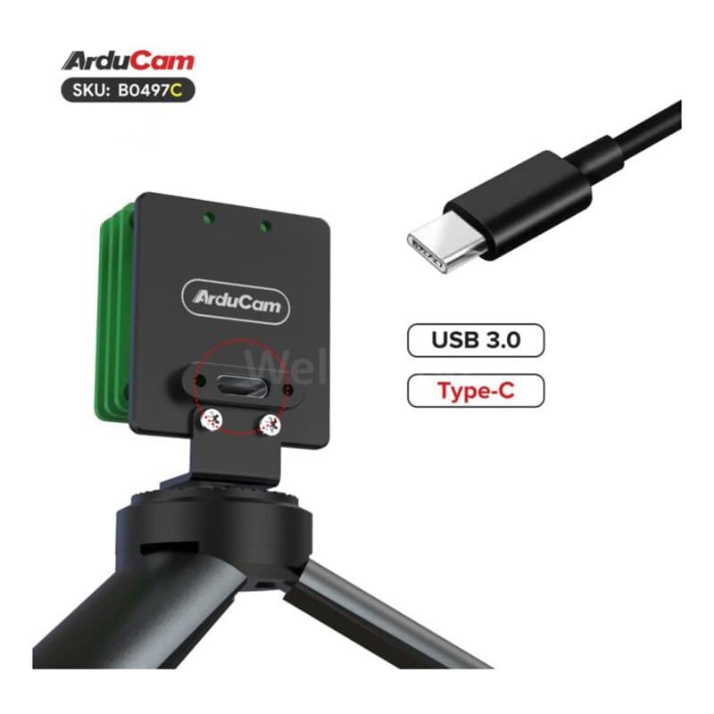Arducam B0497C 8.3MP Sony STARVIS 2 IMX678 Low Light Manual Focus USB 3.0 Camera Module-With Enclosure