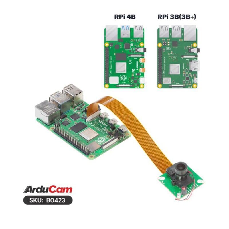 Arducam B0423 2MP Ultra Low Light STARVIS IMX462 Motorized IR-CUT Camera for Raspberry Pi