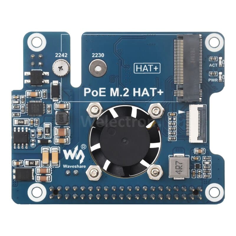 Waveshare 28411 POE M.2 HAT+
