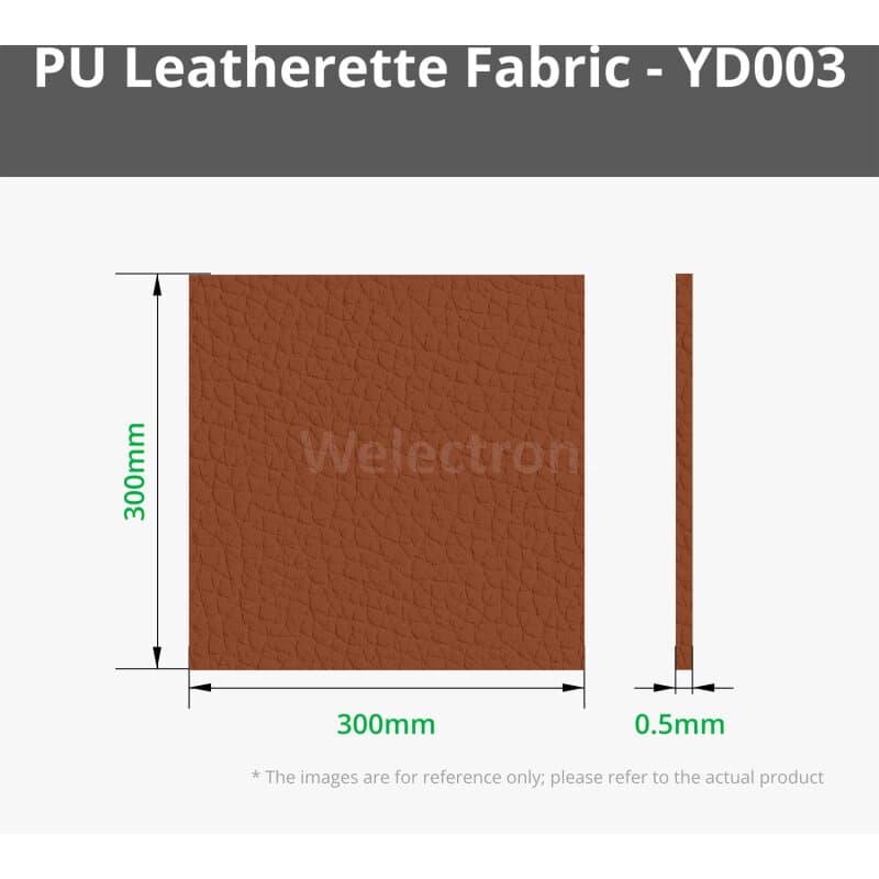 Bambu Lab B-YD003 Pebbled PU Leatherette Fabric, 5er-Pack Brown