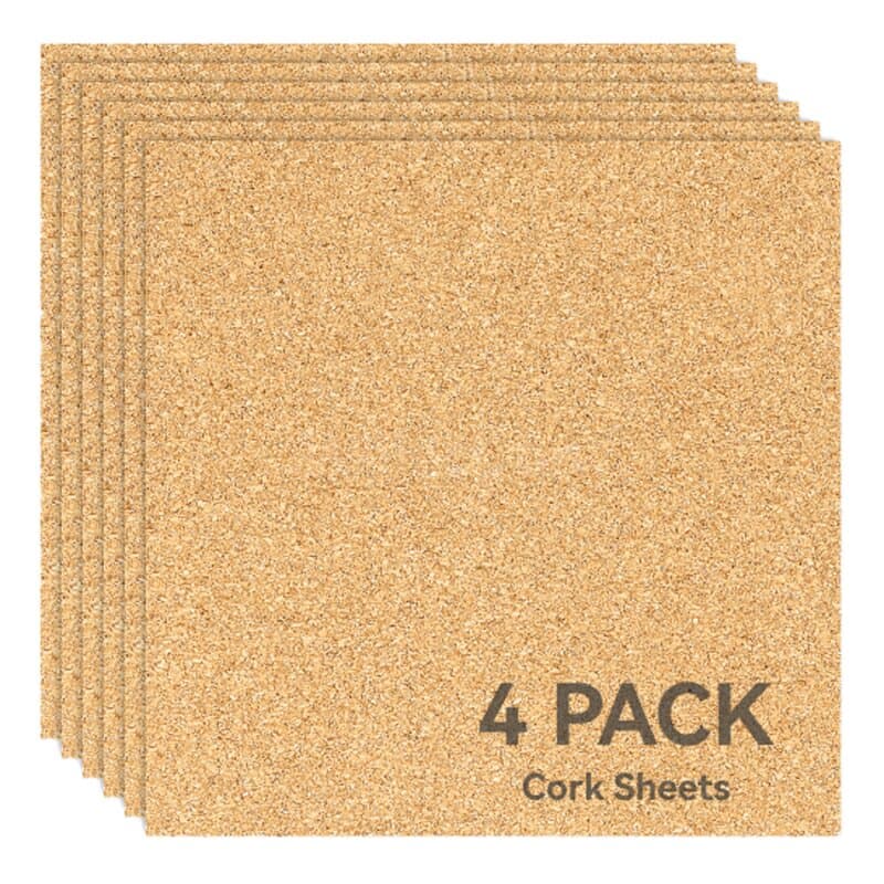 Bambu Lab B-YL001 2 mm Cork Sheet, 4er-Pack
